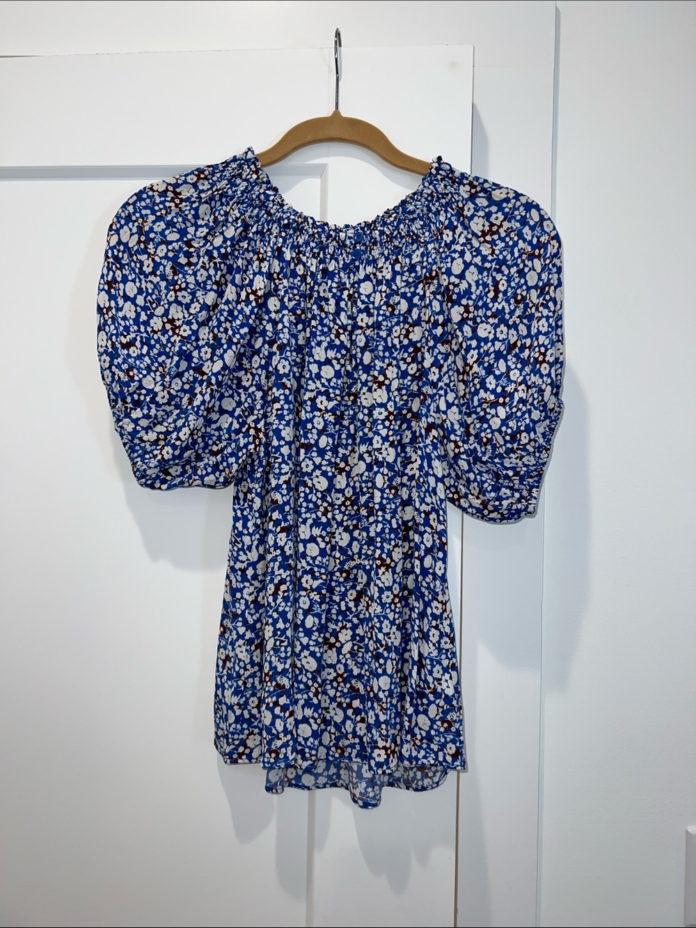 Apiece Apart Esparta Floral Short Sleeve Top - Picture 4 of 9